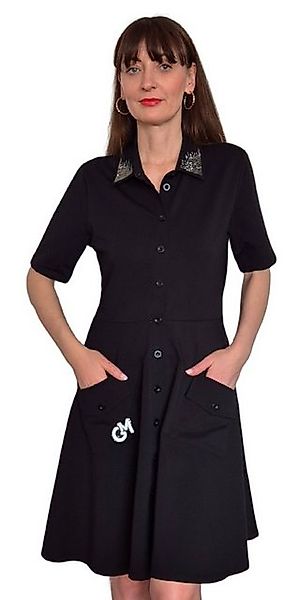 Gio Milano Sommerkleid G28-5102, mit Knopfleiste und Strassbesatz durchgehe günstig online kaufen