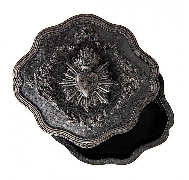 Clayre & Eef Aufbewahrungsdose Gothic nostalgisches Schmuckkästchen in schw günstig online kaufen