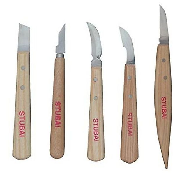 Stubai Hobelmesser Kerbschnitzmesser-Satz, 5-tlg. günstig online kaufen
