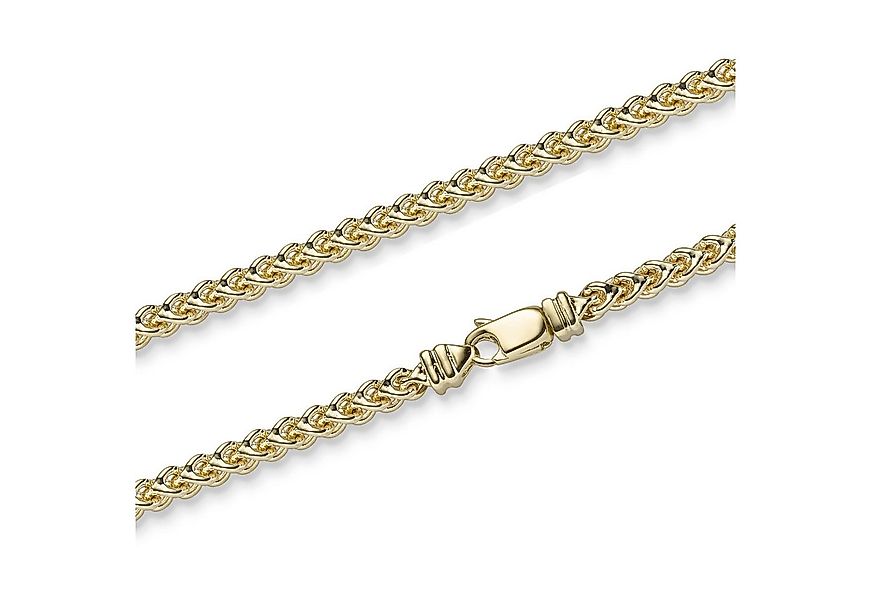 HOPLO Goldkette Goldkette Franco Kette Armkette 3,5 mm 19 cm 585-14 Karat G günstig online kaufen