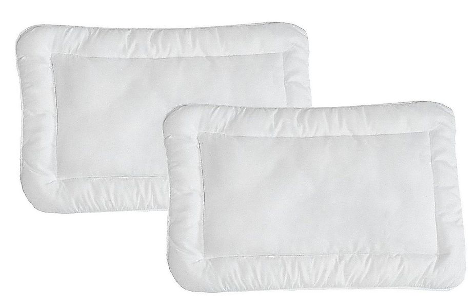 KiGATEX Babykissen Flachkissen 2er Set, sanft und weich, für süße Träume, 6 günstig online kaufen