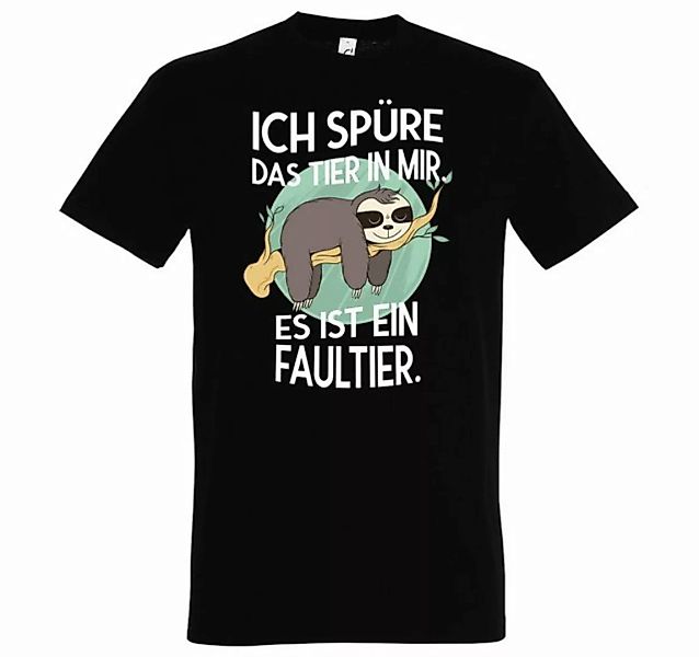 Youth Designz T-Shirt Das Tier in mir Faultier Herren T-Shirt mit lustigem günstig online kaufen