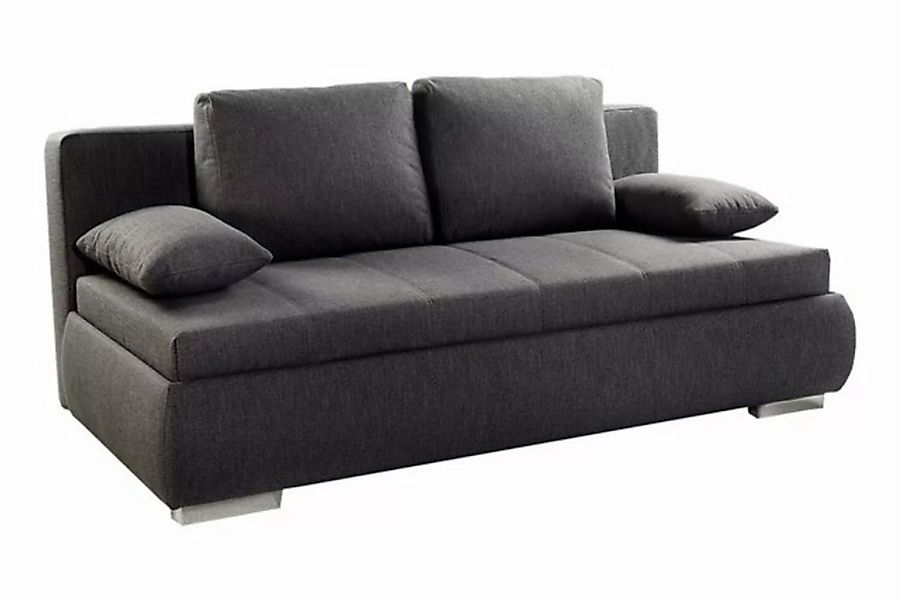 Jockenhöfer Gruppe Sofa MEMPHIS, B 210 cm x T 112 cm, Grau, Webstoffbezug, günstig online kaufen