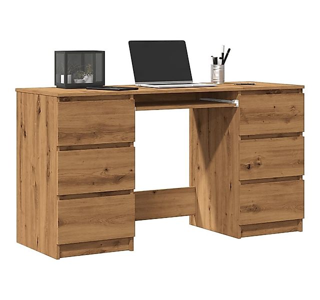 vidaXL Schreibtisch NA Schreibtisch Arbeitstisch Bürotisch Artisan-Eiche 14 günstig online kaufen