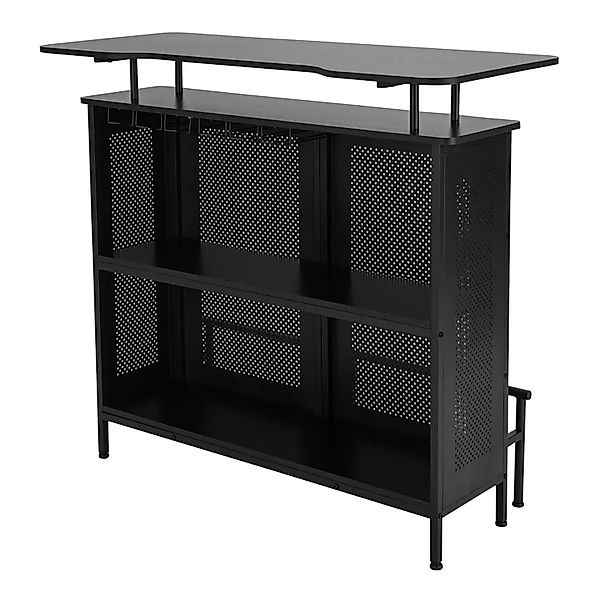 Costway Bartisch Küchen Schwarz 120 x 50 x 106,5 cm Rechteckig günstig online kaufen