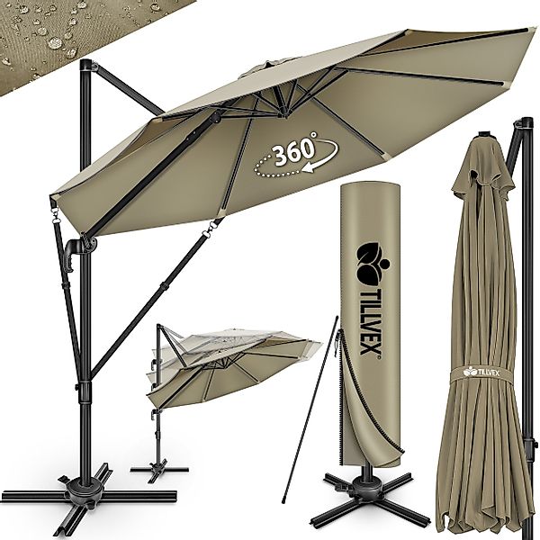 tillvex Sonnenschirm tillvex® Premium Alu Sonnenschirm günstig online kaufen