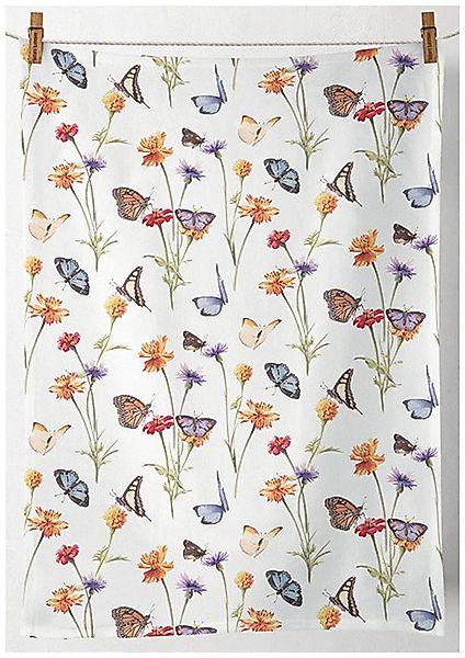 Ambiente® Geschirrtuch Butterfly garden, (1-tlg., 1-teilig), günstig online kaufen