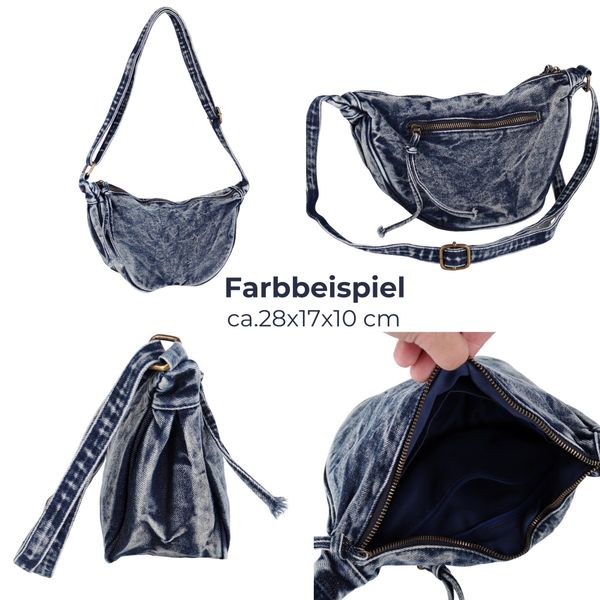MIRROSI Umhängetasche Damen aus Jeans Schultertasche günstig online kaufen