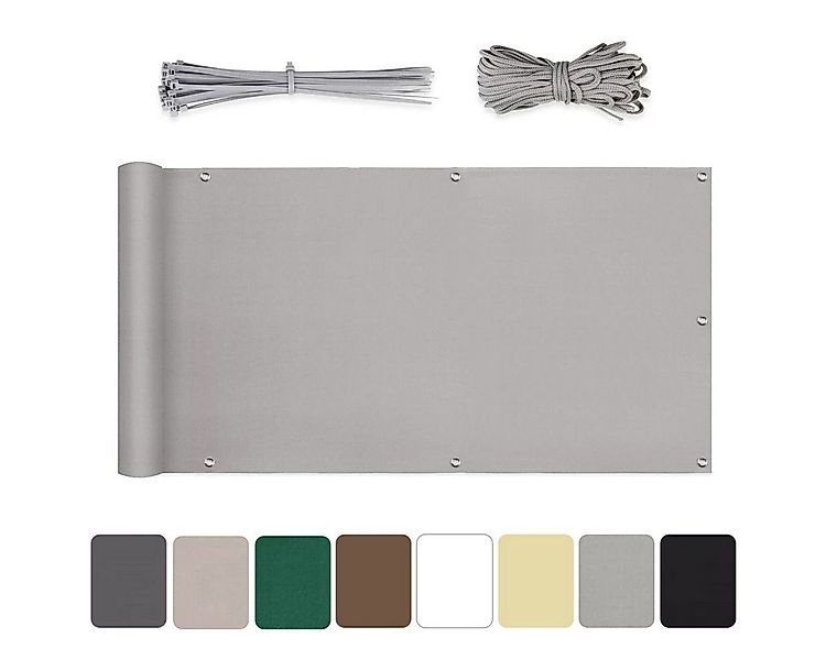 Sekey Balkonsichtschutz Balkon Sichtschutz 90x500cm Balkonabdeckung Sichtsc günstig online kaufen