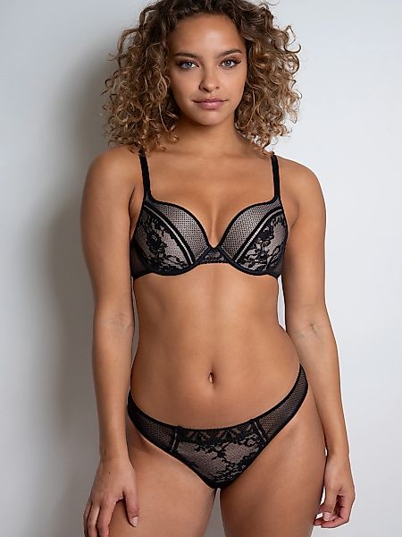 PASSIONATA Tanga "OLIVIA", Netz-Spitze, feminin, Stickerei, elastisch günstig online kaufen