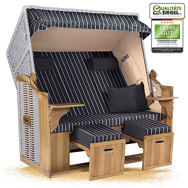 Strandkorb Hanse Strandkorb Strandkorb Ostsee 2,5Sitzer günstig online kaufen
