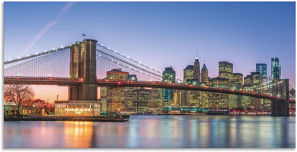 Artland Wandbild "Skyline New York City", New York, (1 St.), als Alubild, O günstig online kaufen