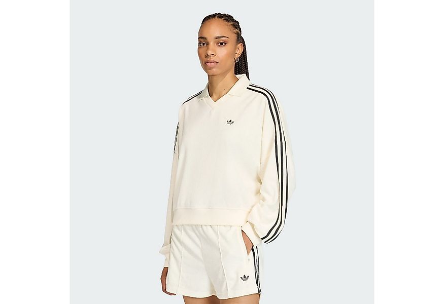 adidas Originals Langarm-Poloshirt TERRY TOWEL V NECK LONG SLEEVES POLOSHIR günstig online kaufen