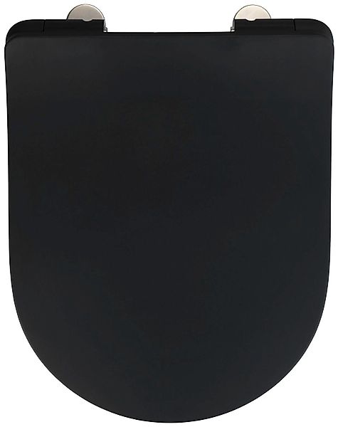 WENKO WC-Sitz Sedilo matt Schwarz (1-St), günstig online kaufen