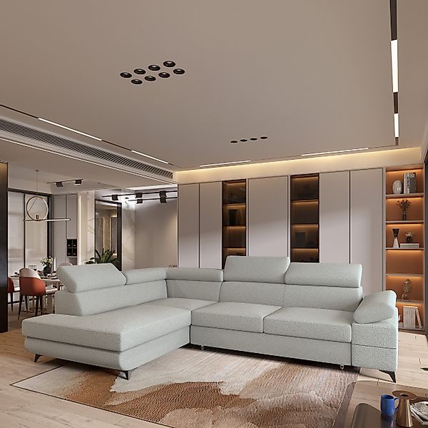 Masseno Ecksofa FAVIEN mit Schlaffunktion L-Form, günstig online kaufen