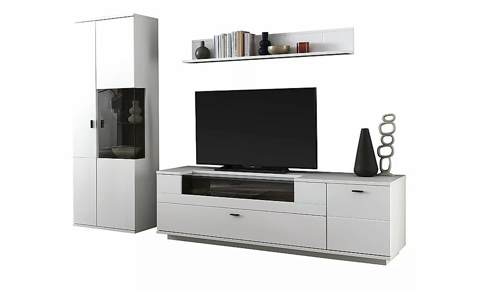 uno Wohnkombination  Sarbonne ¦ grau ¦ Maße (cm): B: 270 H: 199 T: 50.0 Kom günstig online kaufen