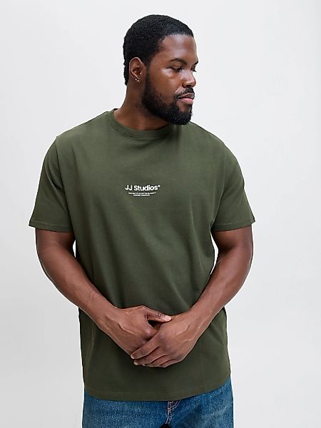 Jack & Jones PlusSize T-Shirt "JJESOHO TEE SS CREW NECK NOOS PLS", mit Logo günstig online kaufen