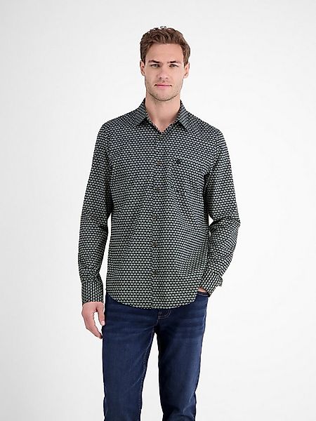 LERROS Langarmhemd Langarmhemd mit grafischem Muster günstig online kaufen