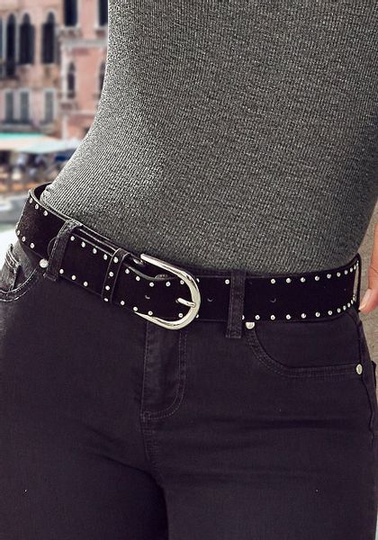 LASCANA Hüftgürtel Nietengürtel mit kleinen Nieten, günstig online kaufen