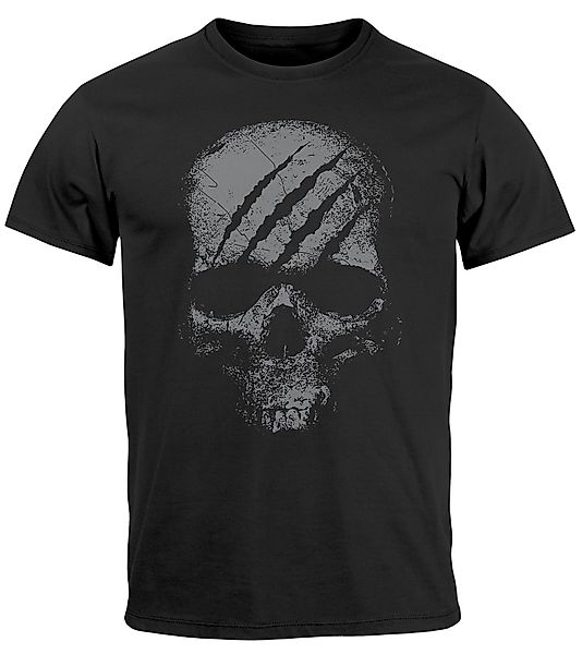 Neverless Print-Shirt Herren T-Shirt Totenkopf Skull günstig online kaufen