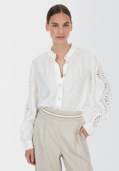 MARC AUREL Langarmbluse aus lässigem Viskose-Mix günstig online kaufen