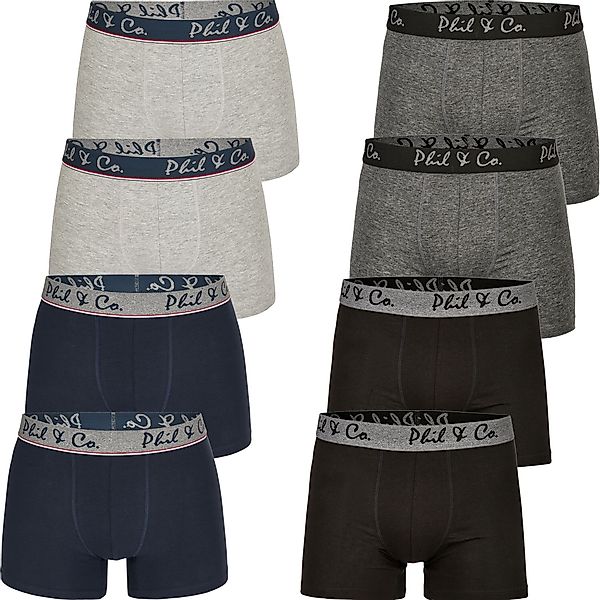 Phil & Co. Boxershorts 8er Pack günstig online kaufen