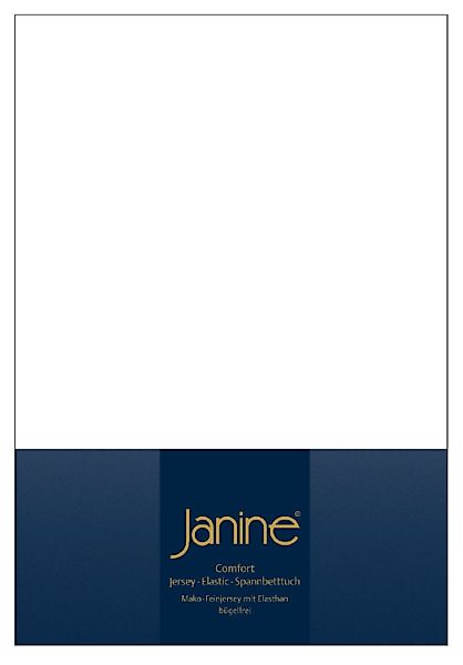 Janine Spannbetttuch Comfort - Elastic-Jersey, Mako-Feinjersey, Bettlaken W günstig online kaufen