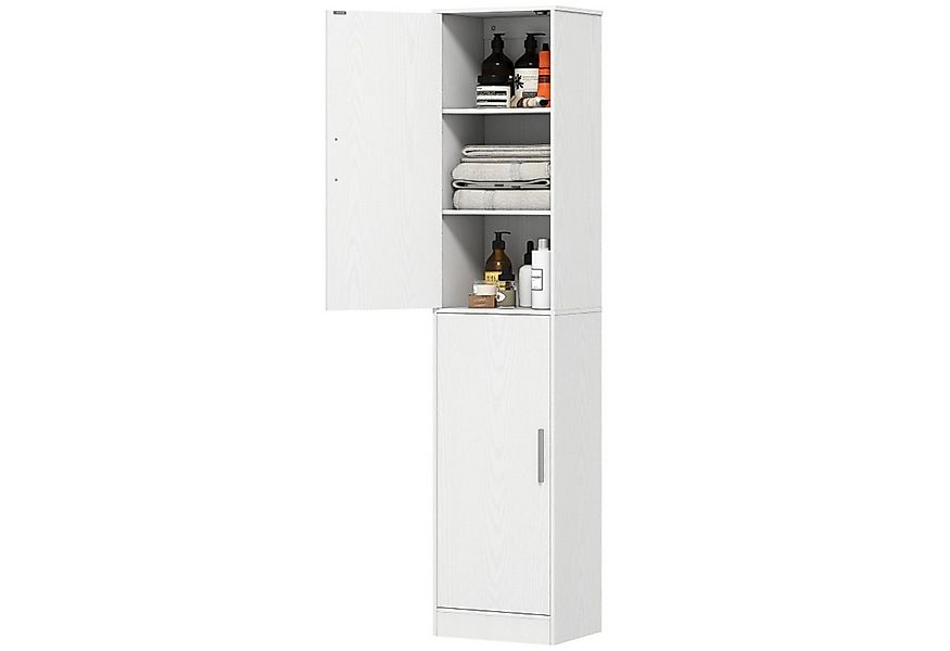 MC Star Hochschrank Badezimmerschrank hoch Badschrank schmal mit 2 Türen (V günstig online kaufen