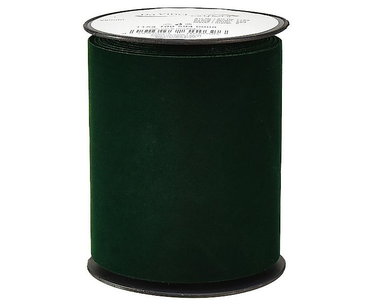 Viana Tischläufer Veloursband Grün Dunkelgrün 100mm 8m Dekoration Geschenkb günstig online kaufen