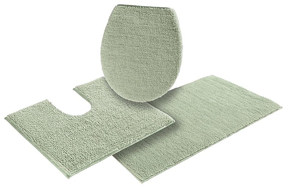 my home Badematte Vanessa, Badvorleger, Badezimmer Teppich, Höhe 10 mm, rut günstig online kaufen