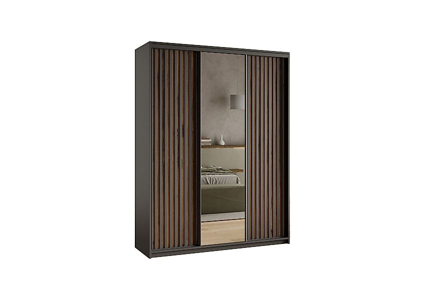 Masseno Schwebetürenschrank ORRA Kleiderschrank mit Spiegel und Schubladen günstig online kaufen