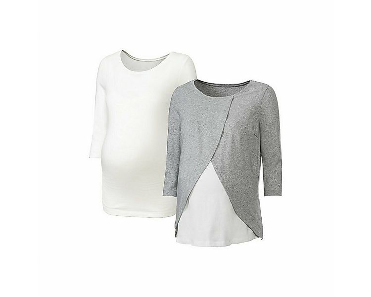 esmara Umstandsshirt Esmara Umstandsshirt 2er Pack (2-tlg) günstig online kaufen