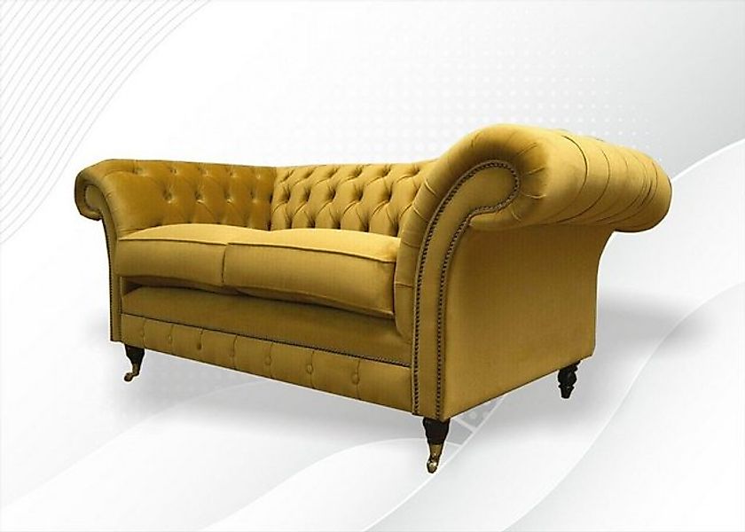 JVmoebel Chesterfield-Sofa Sofa Couch Polster Sofas Klassischer 2Sitzer Led günstig online kaufen