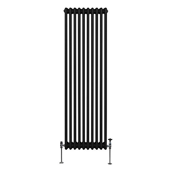 Monstershop Traditioneller 3 Spalten Heizkörper 1800 x 472 mm Schwarz günstig online kaufen