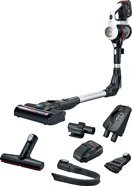 BOSCH Akku-Bodenstaubsauger »Unlimited 7 BSS715CARP, 5.0 Ah Akku, Knickrohr günstig online kaufen