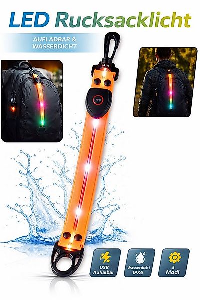 Illes-Laedchen LED Blinklicht LED Rucksack Blinklicht Leuchtband Reflektor günstig online kaufen