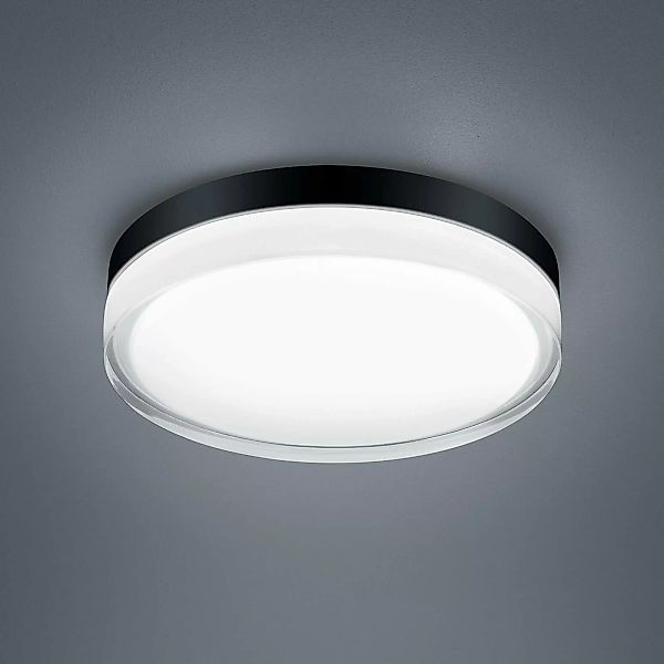 Helestra Tana LED-Deckenleuchte, schwarz, Ø 28 cm günstig online kaufen