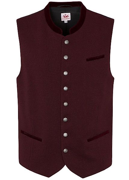 Spieth & Wensky Trachtenweste Gerry (1-tlg) mit Hahnentritt-Muster günstig online kaufen