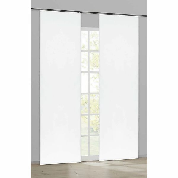 Schiebevorhang Pearl weiß B/L: ca. 60x245 cm günstig online kaufen