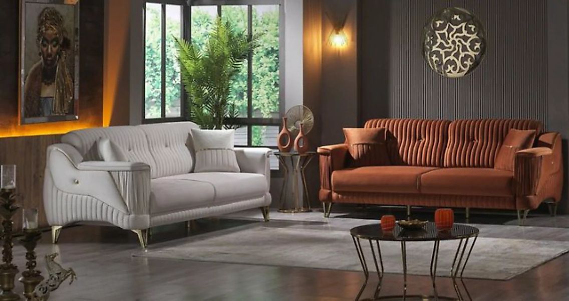Villa Möbel Polstergarnitur Asia, (Set, 2-tlg), Hand Made Quality, pflegele günstig online kaufen
