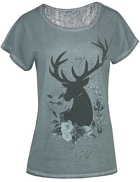 MarJo T-Shirt Damen Trachten Shirt 'Judith' mit Hirsch Motiv, G günstig online kaufen