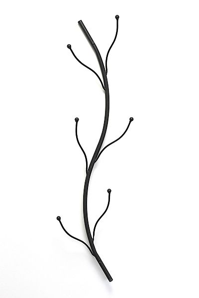 DanDiBo Wandgarderobe Metall Schwarz 93861 Flora günstig online kaufen