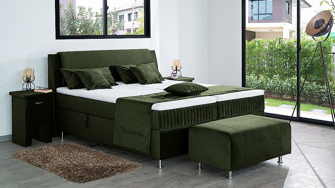 Meisterbetten Boxspringbett Mari (mit Motor, 7-Zonen günstig online kaufen