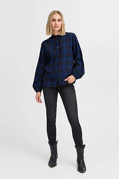 Pulz Jeans Langarmbluse "Langarmhemd PZKATELYN Frill Shirt" günstig online kaufen