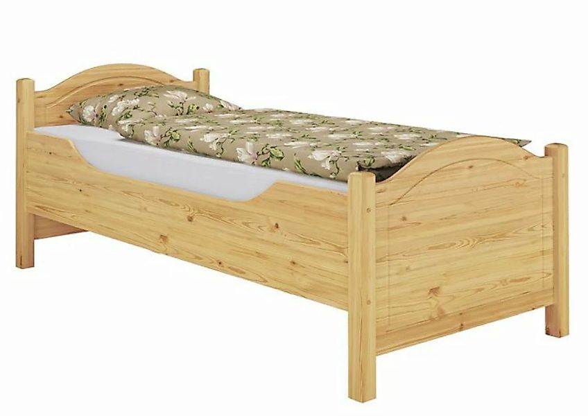 Erst-Holz® Geschwungenes Einzelbett 100x200 mit Federleisten natur Gr. 100 günstig online kaufen
