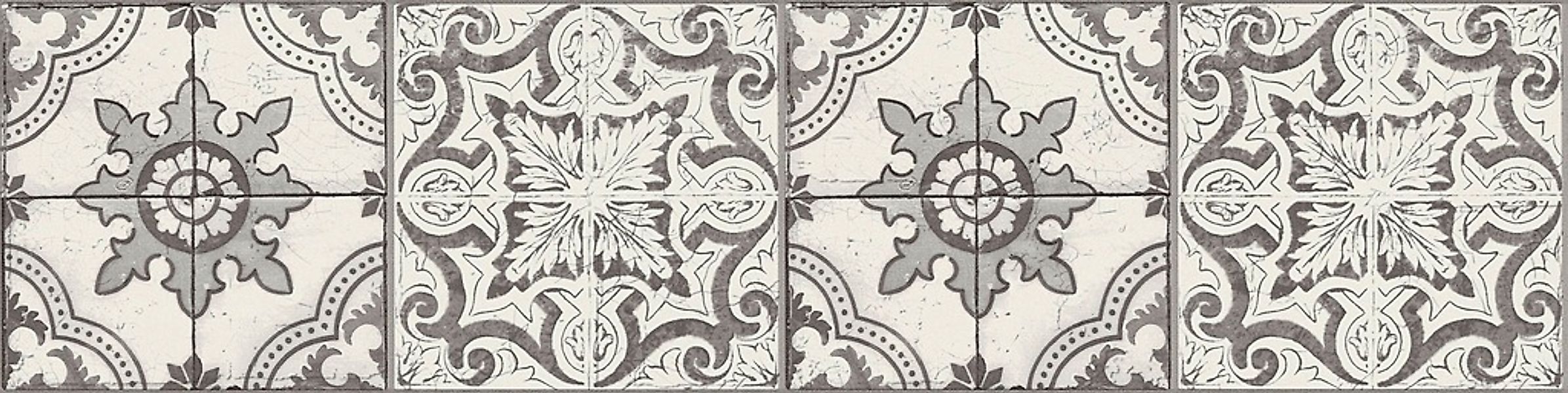 A.S. Création Bordüre "Only Borders 11" Retro glatt Tapete Bordüre Fliesen günstig online kaufen