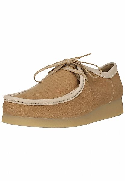 Clarks Schnürschuh "Wallabee EVO" mit Kieselkrepp-Effekt an der Sohle günstig online kaufen