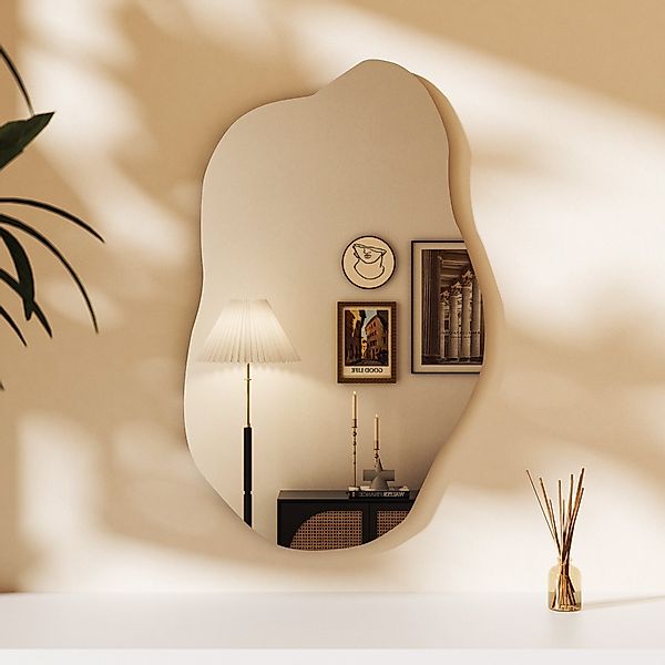 Hopibath Dekospiegel Wandspiegel Flur Modern Asymmetrisch günstig online kaufen