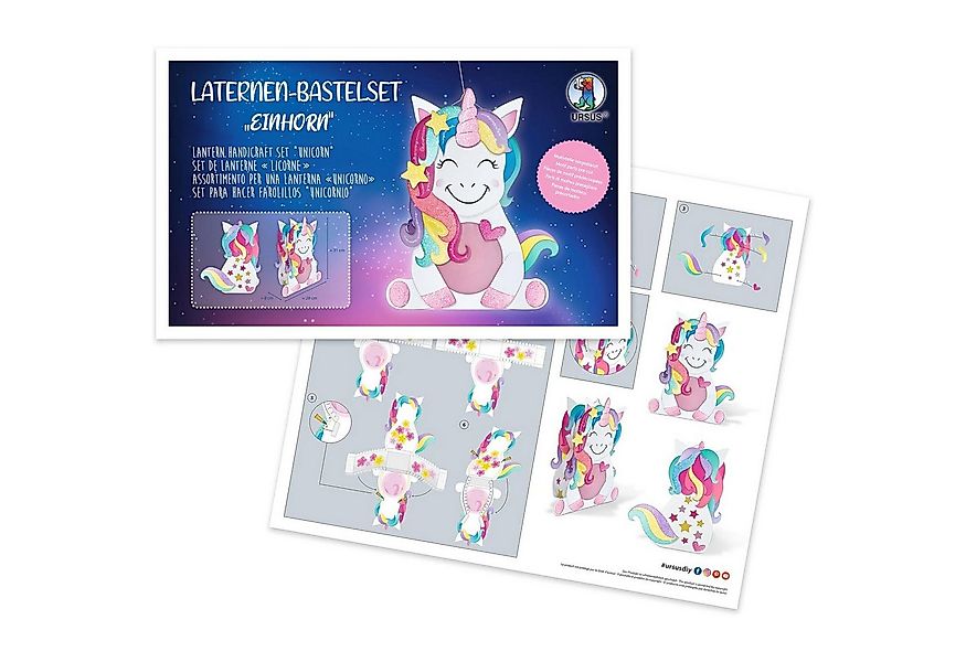 Ursus - Ludwig Bähr Umzugslaterne URSUS Laternen Bastelset EINHORN günstig online kaufen