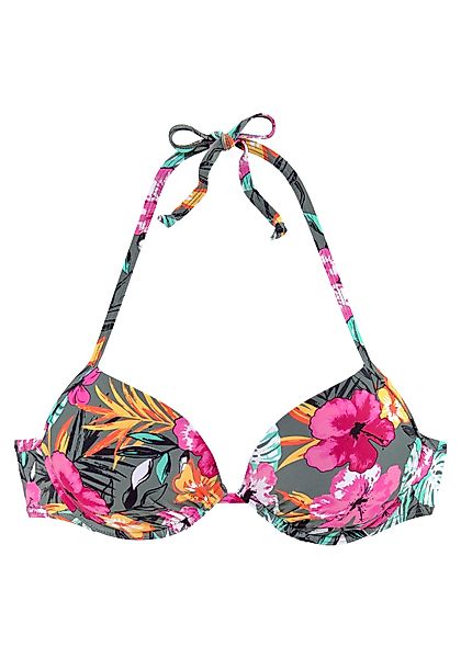Buffalo Push-Up-Bikini-Top "Pine", mit floralem Design günstig online kaufen